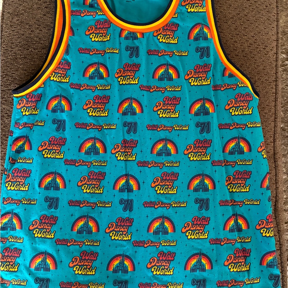 Disney Tank Top - Teal and Orange